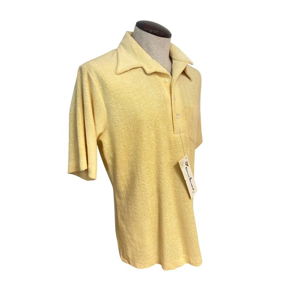 Vintage Elaine Benedict for George Cook Terrycloth Shirt NWT Large Fits Medium - Picture 2 of 7